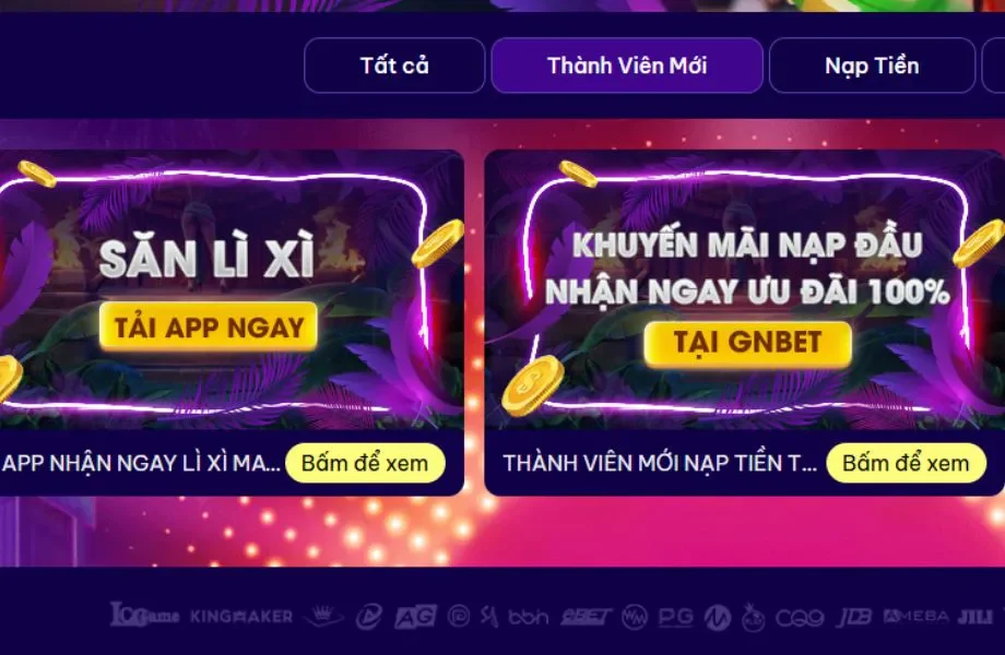 Trang chủ Khuyến mãi cực hời được chào đón tại Gnbet